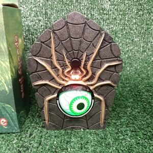 Black Spider Wall doorbell with motion activated eyeball